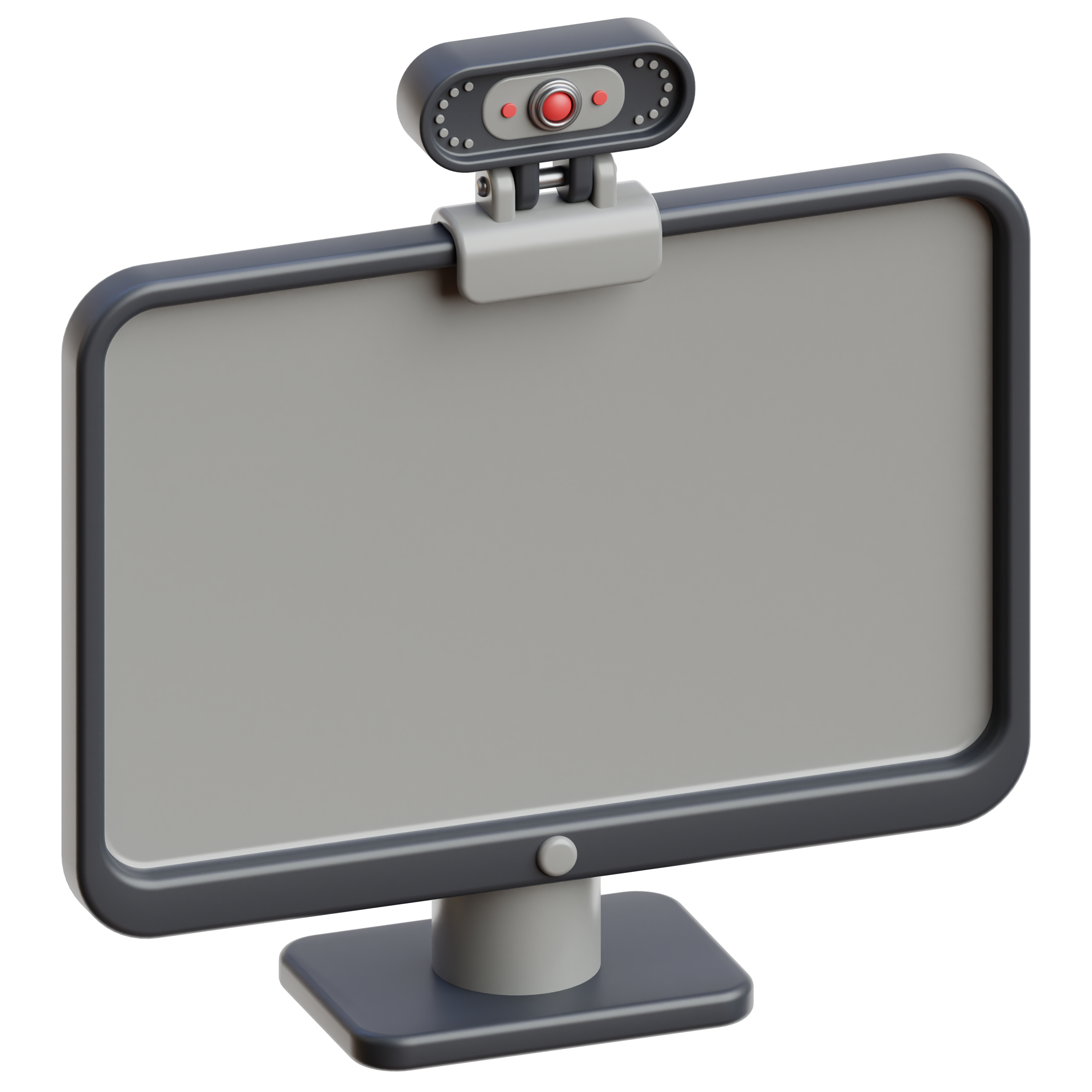 Ilustración de Monitor 3D