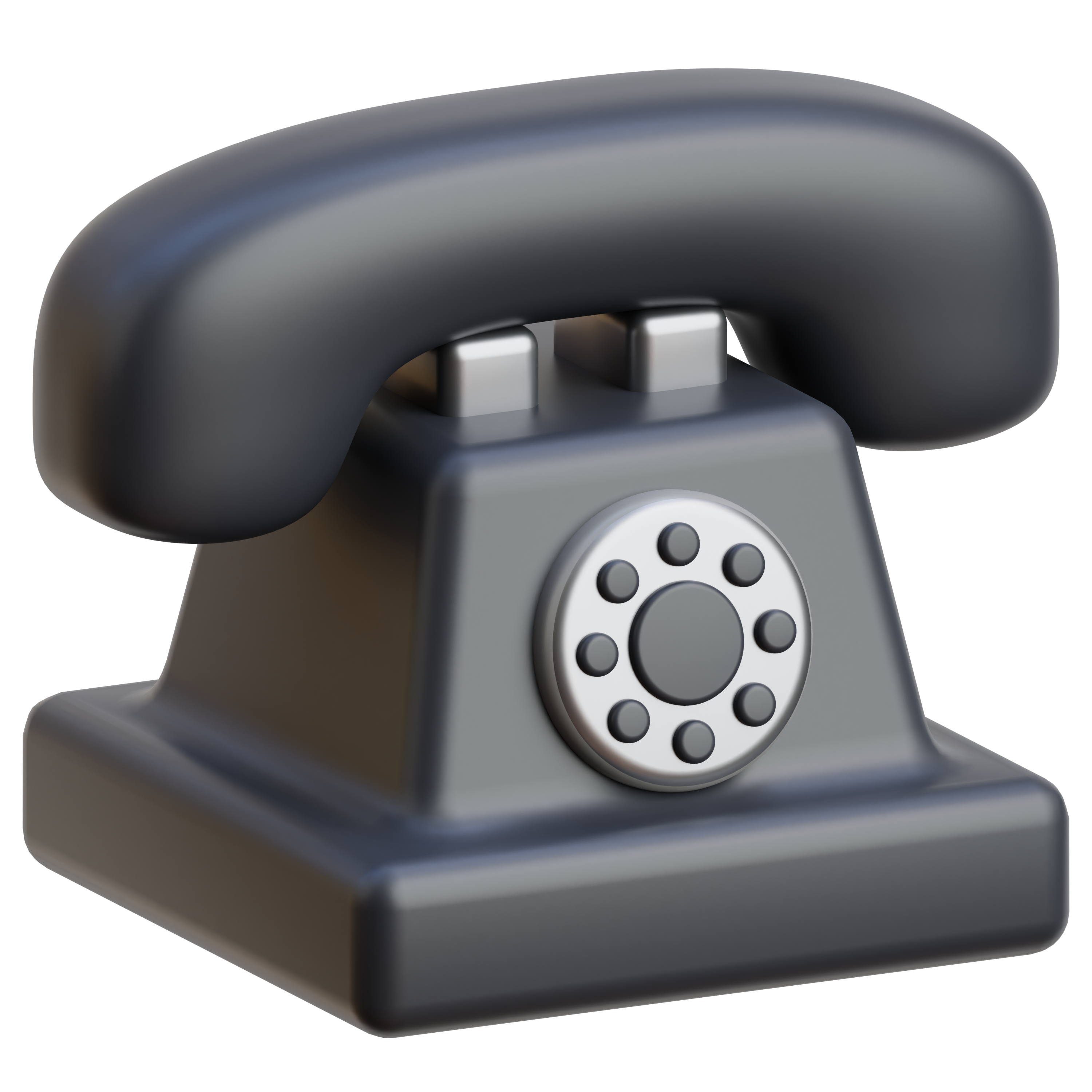 3D Illustration of Telephone